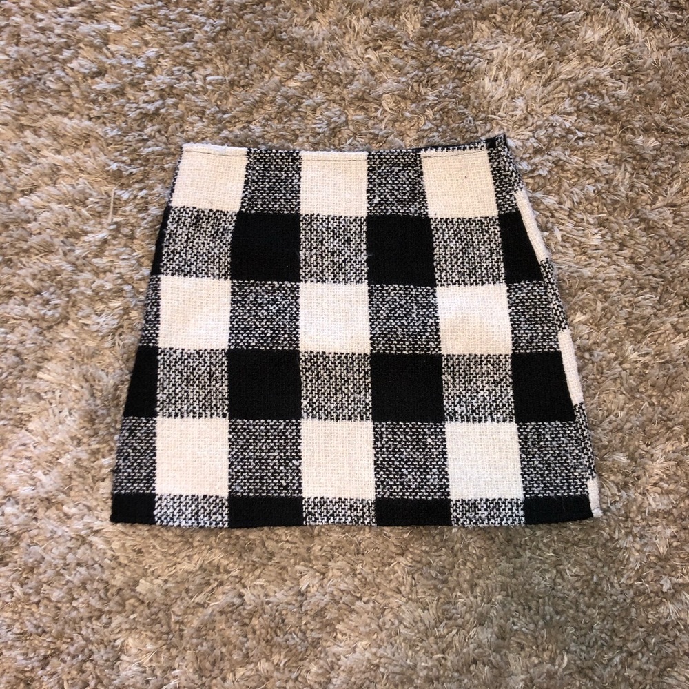 Checkered skirt